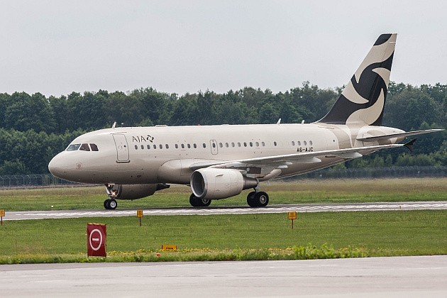 A318 CJElite wylądował na Lublinku