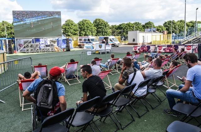 Bydgoska strefa kibica w dniu inauguracji mundialu