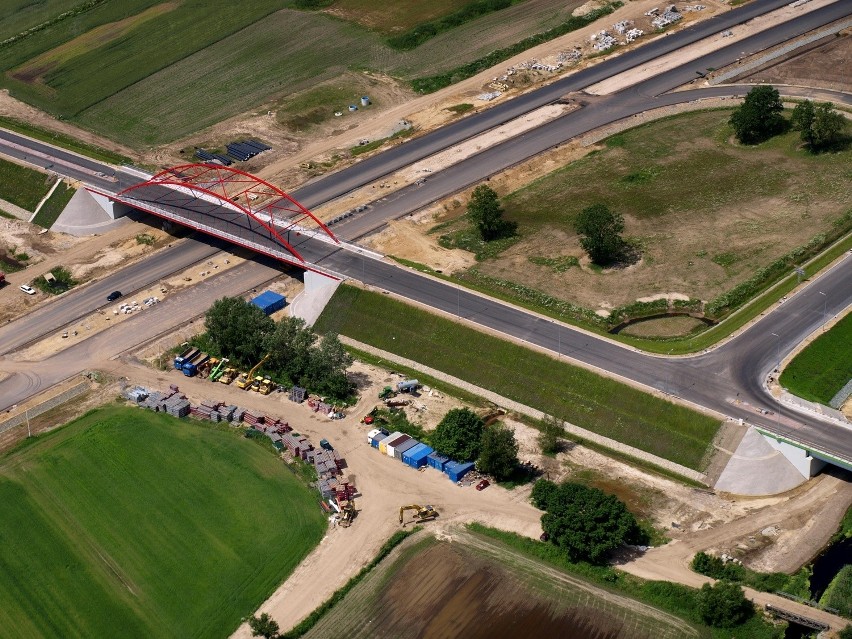 Na  budowie S5 między Kaczkowem a Korzeńskiem