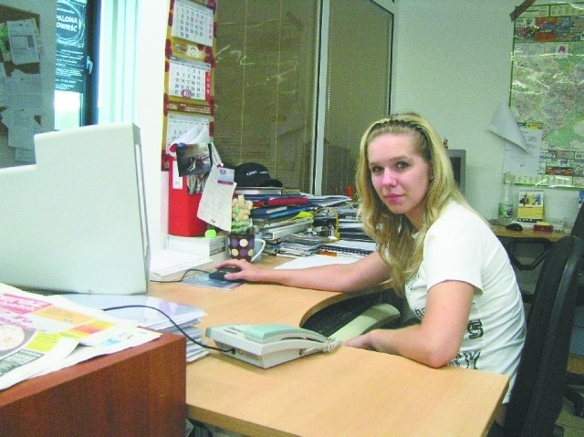 Pracę znalazłam w internecie &#8211; mówi Dorota Suchodolska. &#8211; Szukałam jej przez miesiąc, aż w końcu się udało.