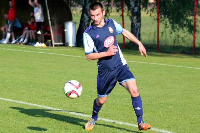 Marek Cichy strzelił już 31 bramek dla Tęczy JBB Łyse w obecnym sezonie.