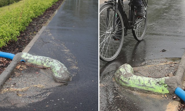 Nowa ścieżka rowerowa na ulicy Szafera skrywa mnóstwo tajemnic...