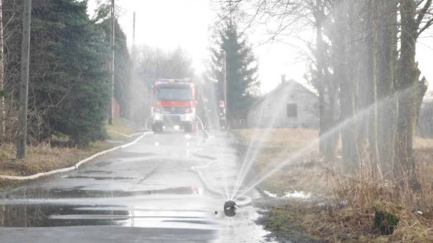 Ulatniający się gaz w Wolbromiu