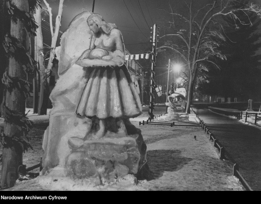 W latach 30 XX wieku rzeźby lodowe wykonywał m.in. artysta...