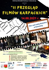 Uczta kinomana w Komańczy. Gminny Ośrodek Kultury zaprasza na II Przegląd Filmów Karpackich