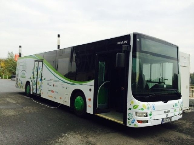 Tak wygląda &#8222;autobus energetyczny&#8221;, w którym prowadzona jest edukacja na temat zmian klimatycznych.