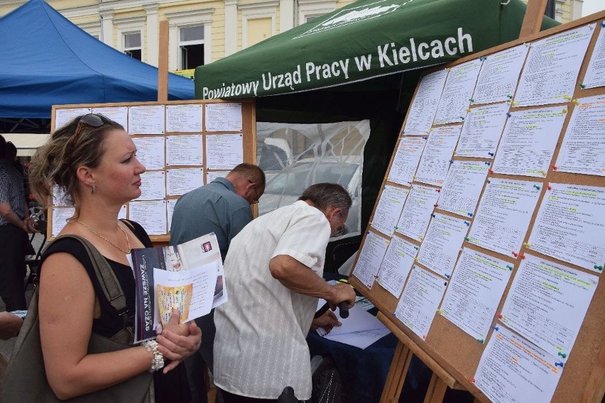 Plenerowe Targi Pracy w Kielcach. Zainteresowanie… umiarkowane