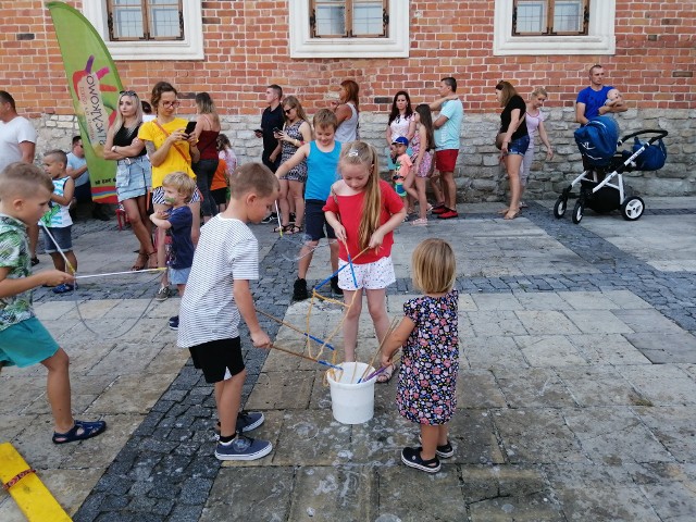 Na Rynku było bardzo dużo atrakcji także dla młodszych dzieci.