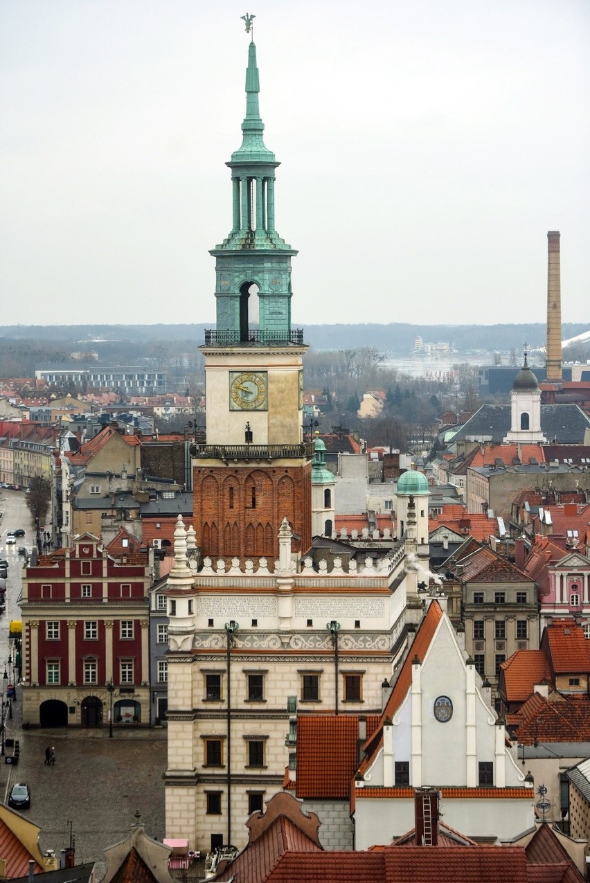 Panorama Poznania z Zamku Królewskiego