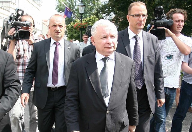 Jarosław Kaczyński, prezes PiS w Radomiu.