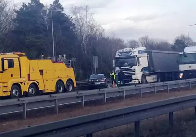 Wypadek na autostradzie A4 spowodował ogromne korki w kierunku Katowic