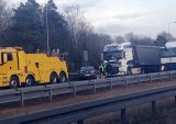 Wypadek na A4. Autostrada Kraków - Katowice zakorkowana z powodu zderzenia