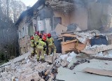 Wybuch gazu zniszczył dom w Rudnikach (pow. zawierciański). Trwa akcja ratunkowa