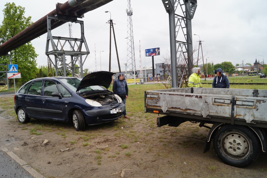 Ostrołęka. Kolizja na ulicy Łomżyńskiej