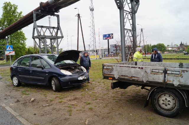 Ostrołęka. Kolizja na ulicy Łomżyńskiej