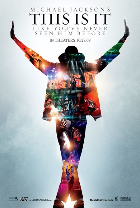 Plakat do filmu o Michaelu Jacksonie.