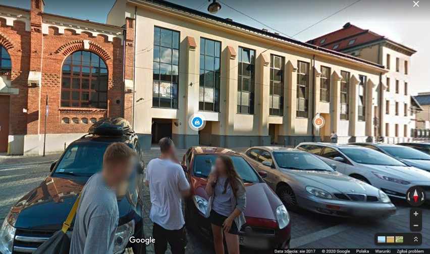 Mieszkańcy Krakowa w obiektywie aparatu Google Street View