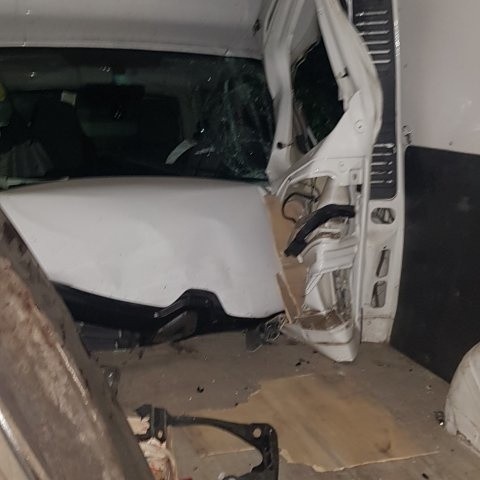 Wypadek na DK 46 w Pawonkowie 1.06.2019.