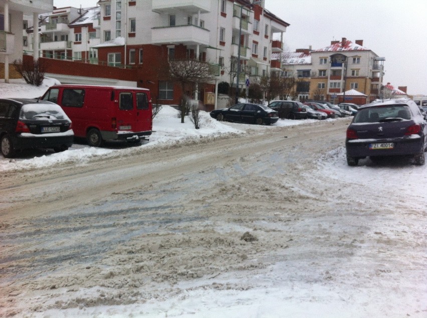 Lublin przykryty śniegiem
