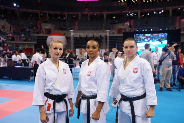 Od lewej: Joanna Musiał, Katrin Kargbo i Anna Mleko
