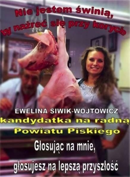 Wybory samorządowe 2014: Śmieszne plakaty hitem kampanii!