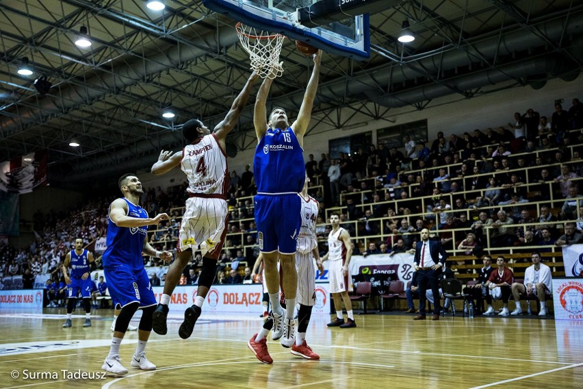 Spójnia Stargard - AZS Koszalin 76:73. Ważna wygrana w walce o utrzymanie!