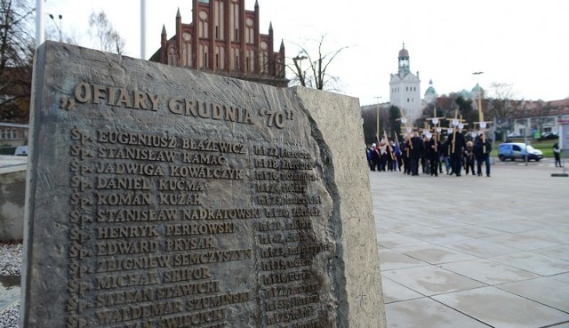 Obchody tragicznych wydarzeń z grudnia 1970 roku w Szczecinie.