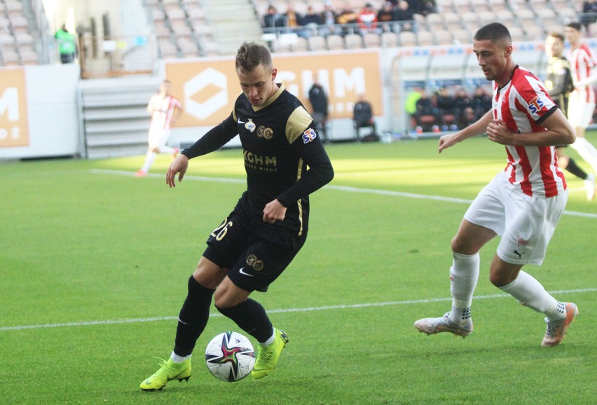 Zagłębie Lubin - Cracovia 1:1. Zagłębie napoczęło, ale nie dobiło rywala i straciło dwa punkty (Skrót, bramki, zdjęcia)