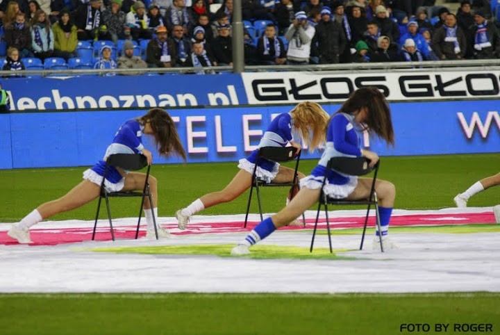 Kolejorz Girls na meczu Lech - Jagiellonia