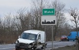 Wypadek na ulicy Częstochowskiej w Wieluniu. Ranna jedna osoba, są utrudnienia w ruchu