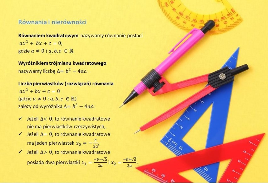 Matura 2017. Matematyka. Korepetycje z równań i nierówności