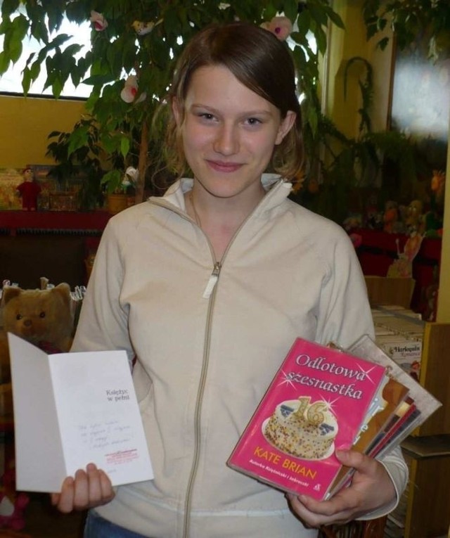 Laureatka konkursu w grupie starszej została - Sylwia Ściezka z Gimnazjum numer 2 w Pińczowie.