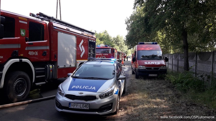 Strażacy wezwani zostali do pożaru domu w Stanisławowie...