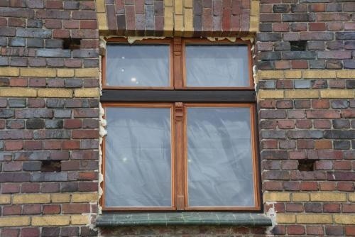 Okno drewniane w trakcie renowacji...