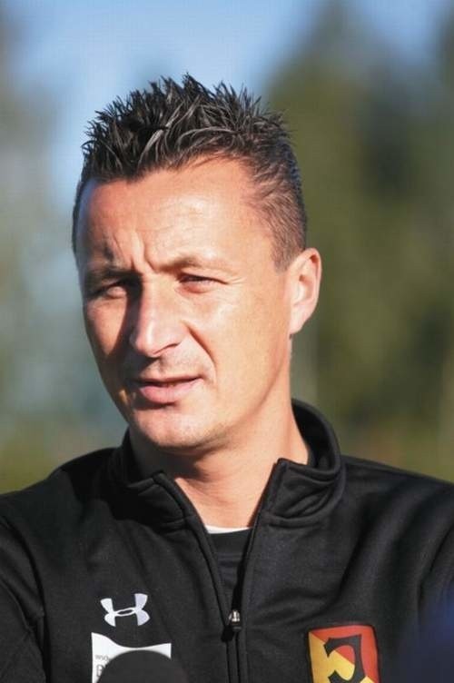 Trener Jagiellonii Tomasz Hajto