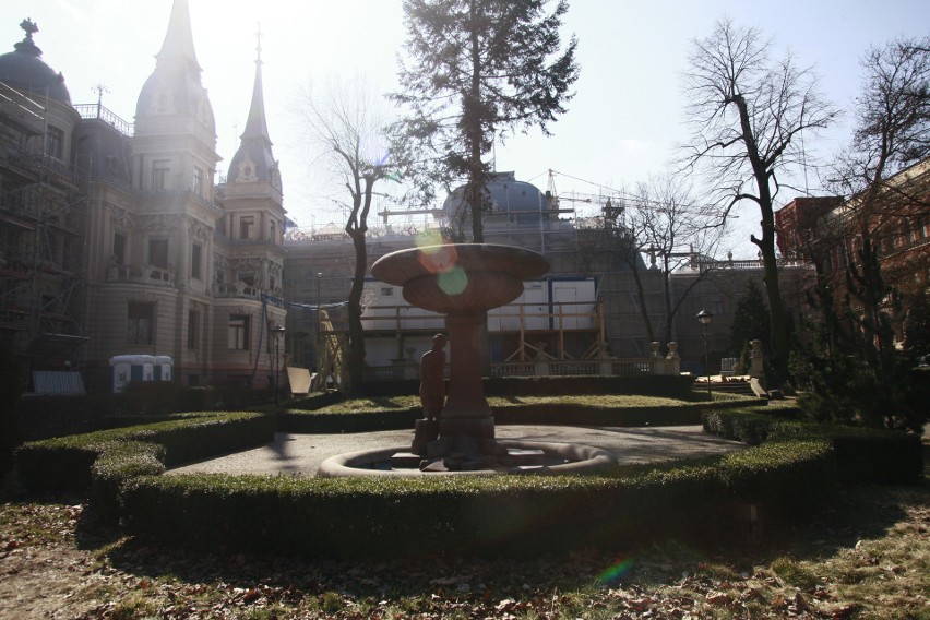 Remont ogrodu pałacu Poznańskiego