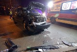 Wypadek na Czajkowskiego. 5 osób, w tym dwójka dzieci w szpitalu (ZDJĘCIA)