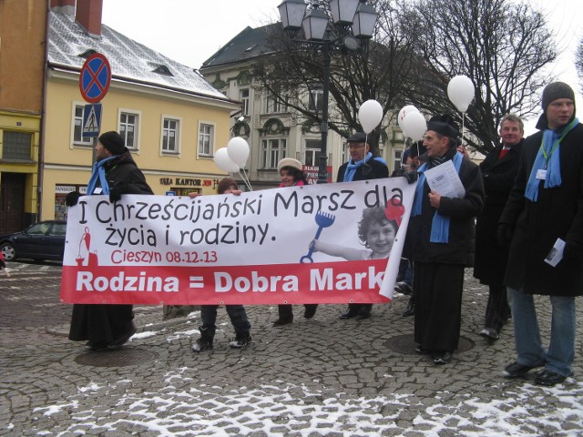 W Cieszynie odbył się I Chrześcijański Marsz w Obronie Życia i Rodziny