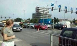 Wypadek w Łodzi na skrzyżowaniu Aleksandrowskiej i Traktorowej!  [zdjęcia]