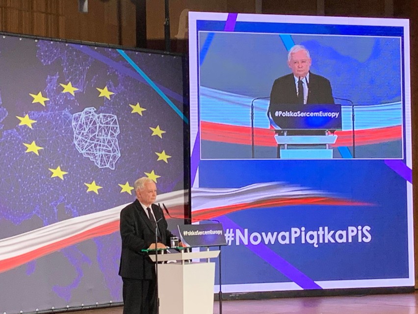 Jarosław Kaczyński wystąpił na Konwencji Wyborczej Prawa i...