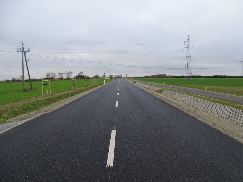 Droga Więckowice - Lusówko została przebudowana....