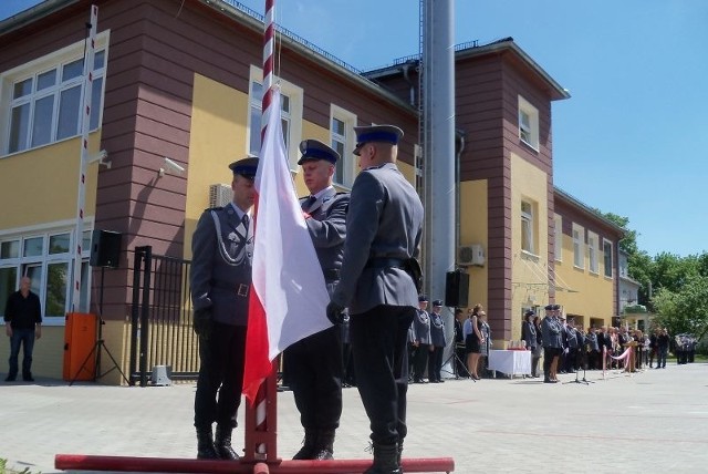 Uroczyste otwarcie nowego komisariatu policji w Głogówku.