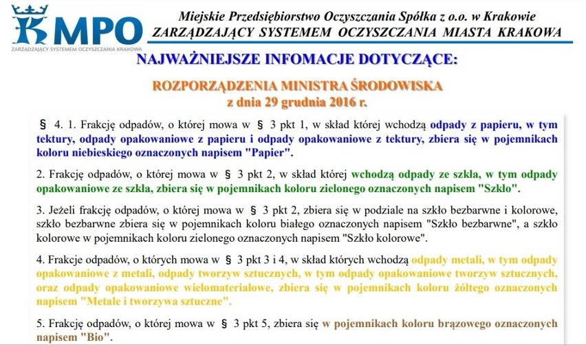 Kraków. Od 1 kwietnia więcej pojemników na odpady. Mogą być też podwyżki