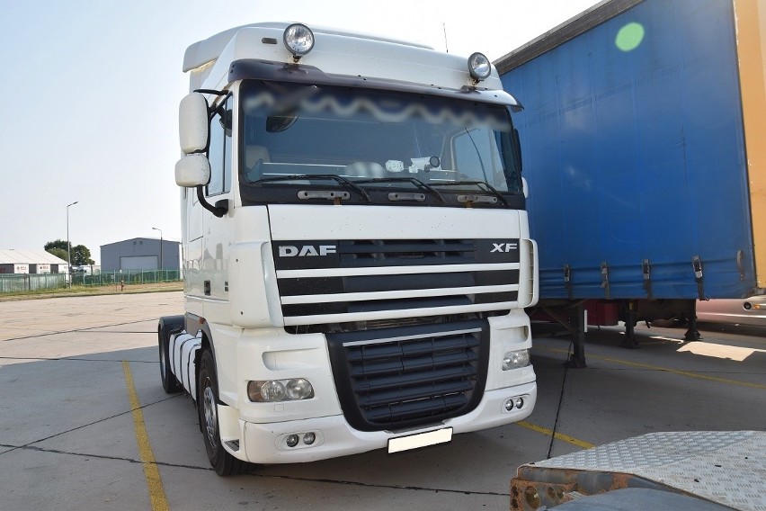 Terespol. Ciężarówka DAF z przerobionym numerem VIN zatrzymana na granicy. Rosjanin próbował wyjechać nią z Polski