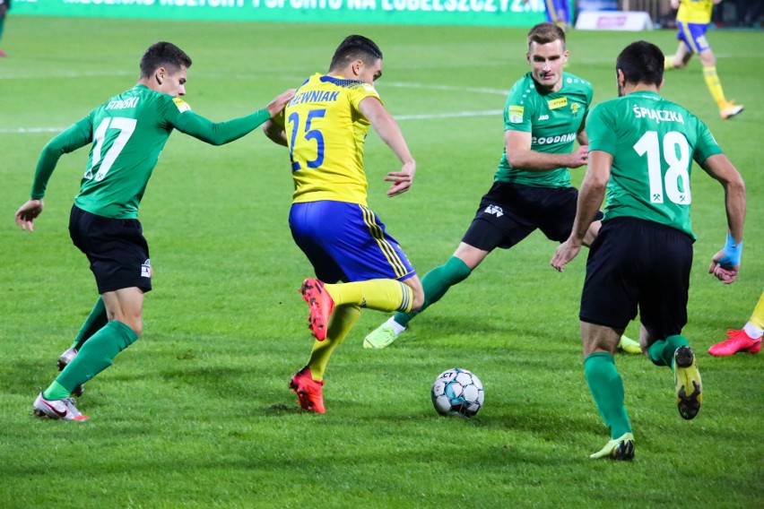 Górnik Łęczna wygrał z Arką Gdynia 2:0. Nużący, ale skuteczny futbol ligowego beniaminka. Zobacz zdjęcia