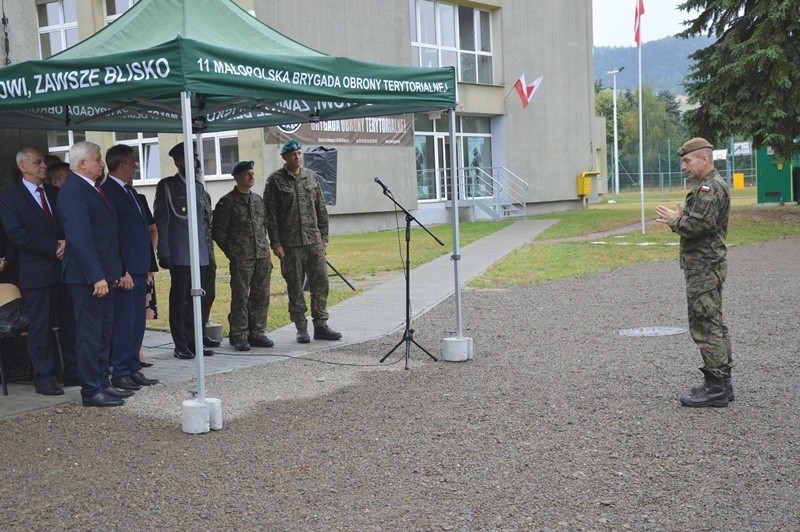 114 batalion lekkiej piechoty Wojsk Obrony Terytorialnej oficjalnie rozpoczął działalność w Limanowej