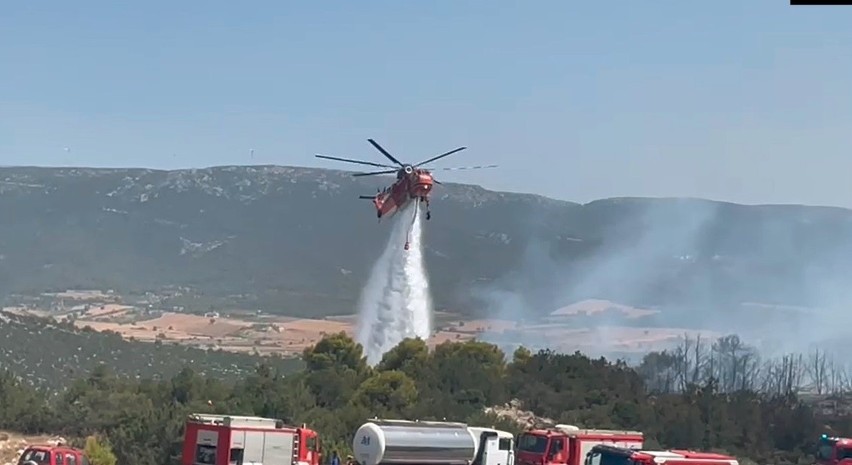 Małopolscy strażacy walczą z pożarami w Grecji
