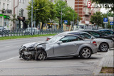 Pijany kierowca rozbił mercedesa w centrum miasta