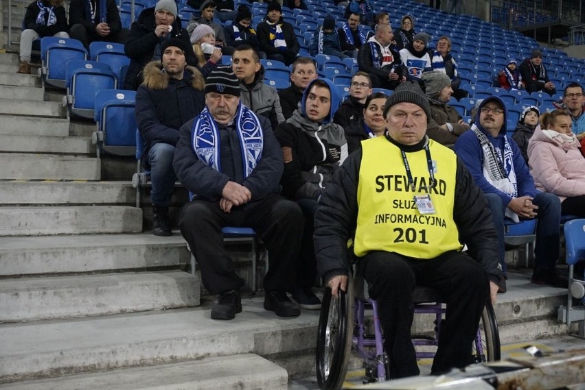 Podczas meczu Lech Poznań - Wisła Płock (2:1) atmosfera na...