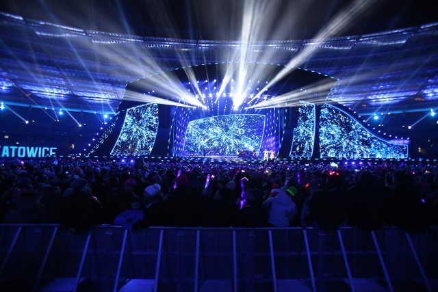 Tak Nowy Rok 2019 powitali uczestnicy Sylwestrowej Mocy Przebojów z Polsatem na Stadionie Śląskim w Chorzowie